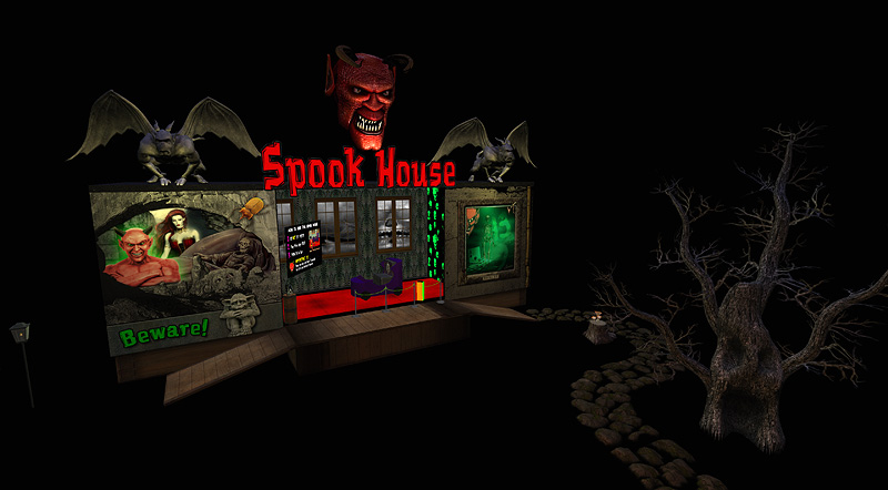 Sinatra Cartier's Spook House Ride In Second Life